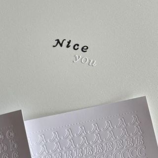bộ Sticker hình dán chữ cái số Alphabet, trang trí decor sổ, toploader