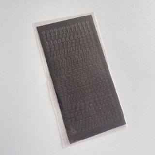 bộ Sticker hình dán chữ cái số Alphabet, trang trí decor sổ, toploader