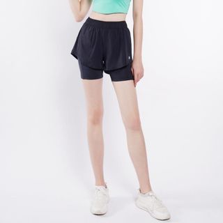 Quần Short Nữ Chạy Bộ, Chơi Thể Thao 2 Lớp Livan Sport Cao Cấp giá sỉ