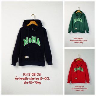 R2231081031A - Áo nỉ mũ , áo hoodie bé trai, túi bụng, in chữ ,size bự S,M,L,XL,XXL, ri5, nhà phân phối Vkids