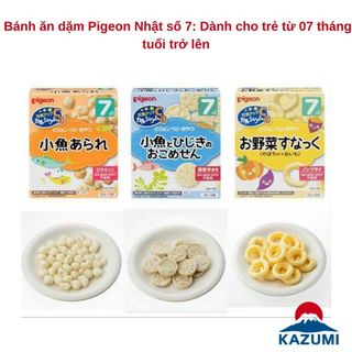 Bánh Ăn Dặm Cho Bé Pigeon Nhật Bản Các Loại [DATE T10-12/2023], hợp tác bán bởi Top1Food