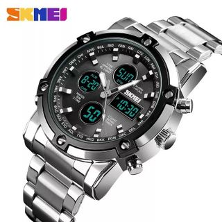 Đồng hồ điện tử cộng kim SKMEI 1389 chuyển động 2 kiểu độc đáo sang trọng