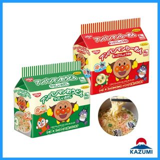 Mì Nissin Ramen Anpaman, Mì Ăn Liền Nhật Bản 90G (chia 3 gói nhỏ), 4902105109885, hợp tác phân phối bởi Top1Food
