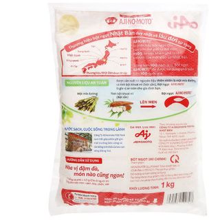 Bột Ngọt Ajinomoto bịch 1kg Thùng 15 bịch