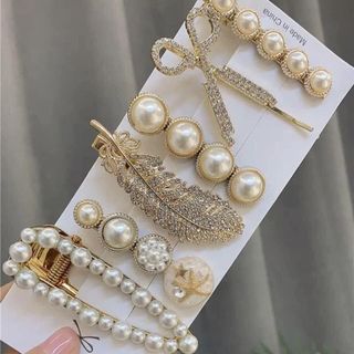 Sét kẹp tóc 6 món