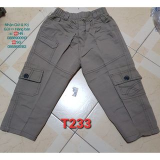 ☘️SỈ VKIDS☘️ Quần kaki túi hôp, bé trai , màu xám lông chuột, size nhỏ 1t-6t ,ri7 - T233_13570208_sg2