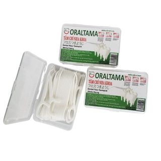 Tăm Chỉ Nha Khoa Oraltama Nụ Cười Việt (H/50cây)
