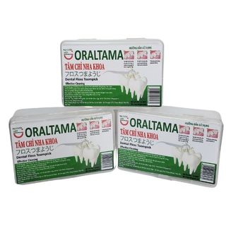 Tăm Chỉ Nha Khoa Oraltama Nụ Cười Việt (H/50cây)