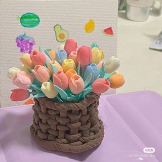 bịch đất sét siêu nhẹ 12 màu nặn đồ chơi, làm slime , top1toy