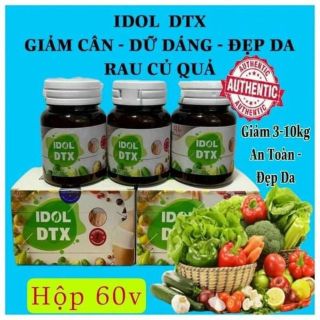 Giảm cân rau củ idol Dtx
