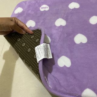 Thảm chùi chân TÍM 40x60cm, xuất Nhật
