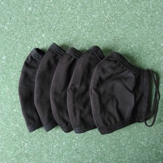 Khẩu trang vải 3D mask màu đen, cotton, 2 lớp cao cấ