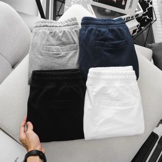 Quần short thun nam, quần đùi nam, chất da cá xịn dày dặn mịn mát. Phom 2 thân đẳng cấp. Vải bo đồng chất, đồng màu - size từ 55kg - 85kg