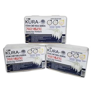 Tăm Chỉ Nha Khoa Kura-O Tee Tree (H/50C)
