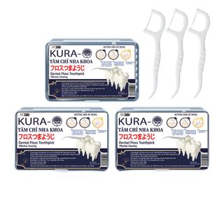 Tăm Chỉ Nha Khoa Kura-O Tee Tree (H/50C)