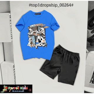 Bộ quần áo, cộc tay, bé trai, in hình siêu đẹp Size(2-9)R8 Size (10-14)R5 ( S-xll) _top1dropship_00264_ s3