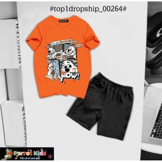 Bộ quần áo, cộc tay, bé trai, in hình siêu đẹp Size(2-9)R8 Size (10-14)R5 ( S-xll) _top1dropship_00264_ s3