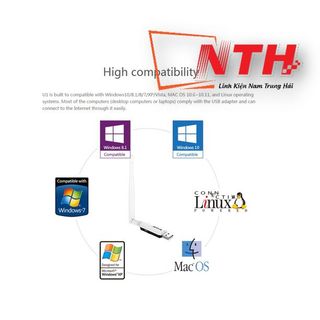 USB WIFI CHUẨN N TỐC ĐỘ 300MBPS TENDA U1 CHÍNH HÃNG ( KÈM ANTEN RỜI )
