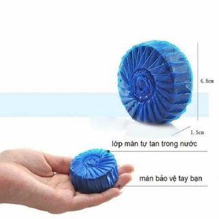 HL072-Viên thả bồn cầu khử mùi hôi tẩy sạch mảng bám vi khuẩn, viên xả toilet gói 10 cục diệt khuẩn vệ sinh vết bám bẩn