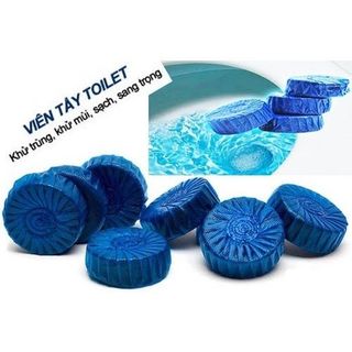 HL072-Viên thả bồn cầu khử mùi hôi tẩy sạch mảng bám vi khuẩn, viên xả toilet gói 10 cục diệt khuẩn vệ sinh vết bám bẩn