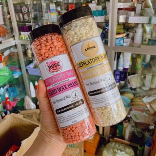 Sáp wax lông nóng dạng hạt hủ 400g Chính Hãng