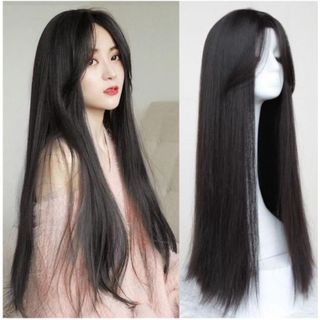 Tóc Giả Nguyên Đầu Hai Mái Hất Thẳng (Tặng Kèm Mũ Lưới) ,, top1wow_083992