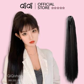 Tóc giả nữ ngoạm đuôi CAO CẤP. Tóc thẳng dài nữ tính , top1wow_083992
