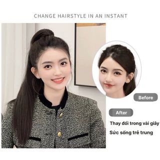 Tóc giả nữ ngoạm đuôi CAO CẤP. Tóc thẳng dài nữ tính , top1wow_083992