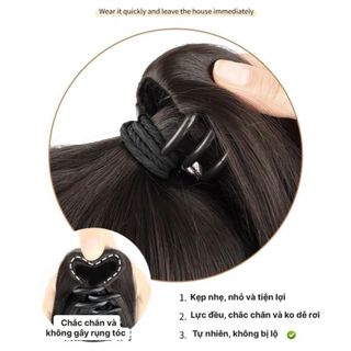 Tóc giả nữ ngoạm đuôi CAO CẤP. Tóc thẳng dài nữ tính , top1wow_083992