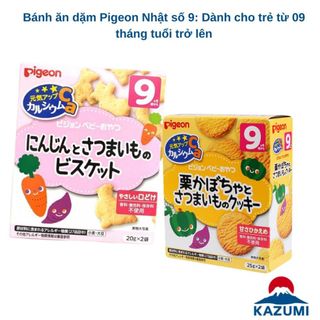 Bánh Ăn Dặm Cho Bé Pigeon Nhật Bản Các Loại, 4902508039895, Top1Food_00003_sg1, sỉ Lốc 5 hộp
