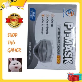 Hộp khẩu trang cao cấp 4 lớp PT-MASK chính hãng 50 cái