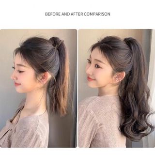 Tóc Giả Ngoạm Đuôi Xoăn Lọn To Dài 45cm  ,, top1wow_083992