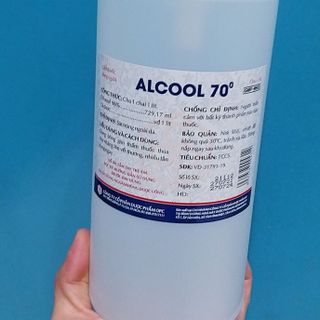Cồn sát khuẩn 70° Chai/1Lit có vòi nhấn Opc
