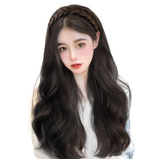 Bộ Tóc Giả Nửa Đầu Xoăn Lọn, Có Gắn Bờm Tóc Giả - Tóc Giả Nửa Đầu Xoăn Lọn Dài 60cm ,, top1wow_083992