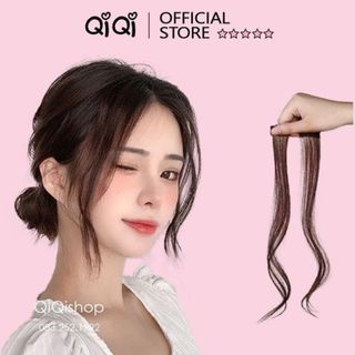 Tóc mái giả dài xoăn nhẹ. Tóc kẹp phồng 2 bên giống tóc thật. , top1wow_083992 giá sỉ