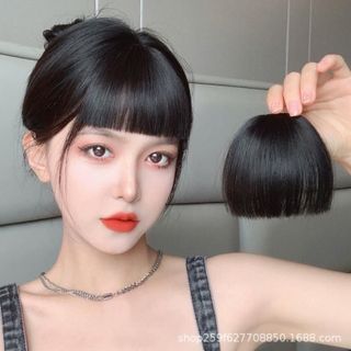Tóc mái giả ngố, hàng dệt tay kiểu dáng hàn quốc - MÁI TÓC NGỐ DẦY  ,, top1wow_083992