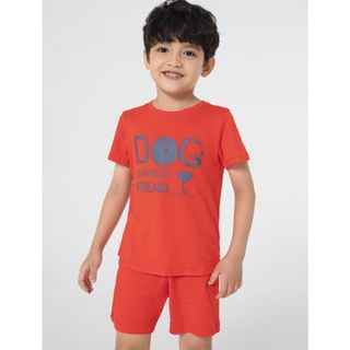 Bộ quần áo bé trai CANIFA cộc tay quần short chât cotton in hình dễ thương - 2LS22S002 ,sỉ liên hệ Top1Kids