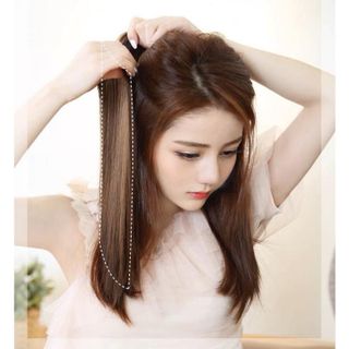 Kẹp phồng chân tóc CAO CẤP, tóc giả dài vừa 30 cm, có thể kết hợp tóc thẳng/ xoăn , top1wow_083992
