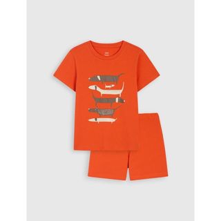 Bộ quần áo bé trai CANIFA cộc tay quần short chât cotton in hình dễ thương - 2LS22S002 ,sỉ liên hệ Top1Kids