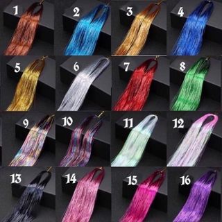 Kẹp Line Kim Tuyến Bảng 16 Màu Set 150 Sợi Lấp Lánh Sang Chảnh ,, top1wow_083992