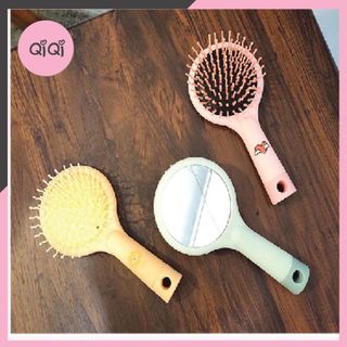 Lược chải tóc giả cute có gương đằng sau-Lược chải tóc giả suôn mượt , top1wow_083992