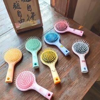 Lược chải tóc giả cute có gương đằng sau-Lược chải tóc giả suôn mượt , top1wow_083992