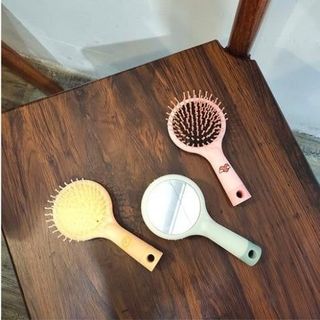 Lược chải tóc giả cute có gương đằng sau-Lược chải tóc giả suôn mượt , top1wow_083992