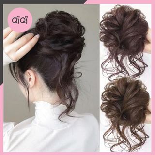 (sỉ 25) Búi tóc giả xoăn lơi Hàn Quốc  ,, top1wow_083992