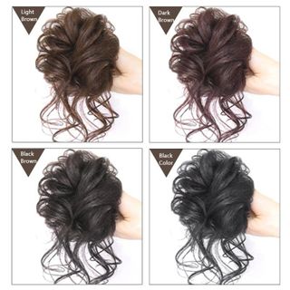 (sỉ 25) Búi tóc giả xoăn lơi Hàn Quốc  ,, top1wow_083992
