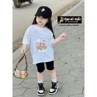 Áo thun cho bé gái, hình in kute, chất cotton, size 2-8x từ 10-80kg, top1dropship_00264_1028_sg1