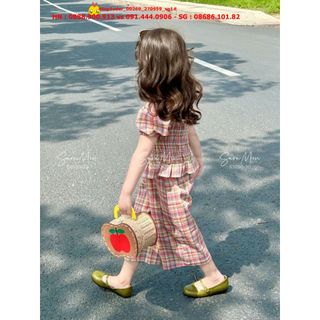 Hàng buôn sỉ Set kẻ rainbows cực xinh cho bé gái, size 1-10 tuổi, top1oder_00269_270959_sg1 giá sỉ