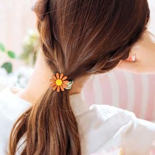 (1k) (Sỉ 700₫) Chun buộc tóc hoa cúc nhiều màu sắc hot trend 2021  ,, top1wow_083992