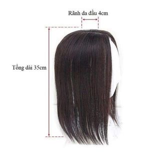 Tóc Giả Kẹp Che Hói, Che Tóc Bạc Ko Mái Loại Thẳng  ,, top1wow_083992