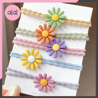 (1k) (Sỉ 700₫) Chun buộc tóc hoa cúc nhiều màu sắc hot trend 2021  ,, top1wow_083992